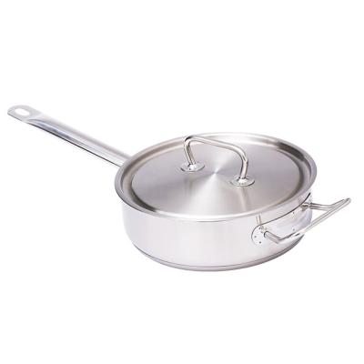 China Viable Jy-2407dgb Fine Quality Non Forged Aluminum Stick Frying Pan With Lid for sale