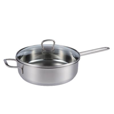 China Factory Price Sustainable Non Stick Stove With Different Size Stainless Steel Frying Pan for sale