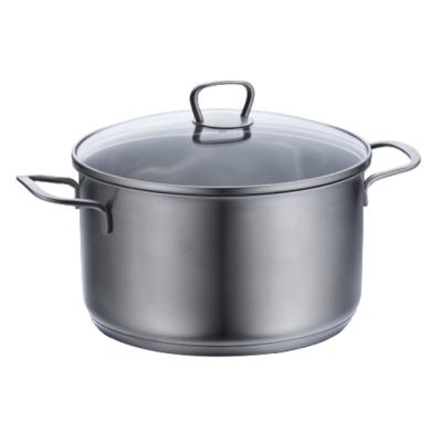 China Various Jy-24138lst 304 Viable Sale Factory Small Stainless Steel Soup and Stock Pots for sale