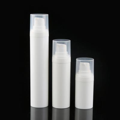 China 15ml 30ml 50ml PP Cosmetic Skin Care Cream Lotion Pump Plastic Airless Bottle for sale