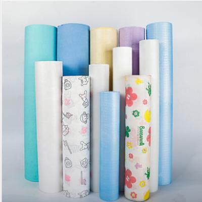 China Disposable Beauty Salon Couch Paper Roll Massage Sheet Rolls for sale