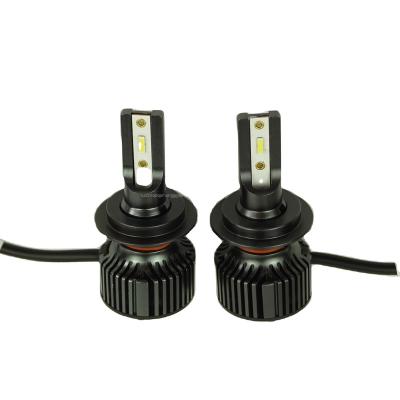 China Auto Parts LED Chip LED Head Light With Fan H7 H4 H3 H1 Led Headlight Bulb Car H7 R8 Bulbs for sale