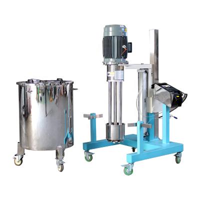 China Medicine Processing Bunkin Yield 30-300L Paint Basket Mill CE Pneumatic High Lifting Grinding Mill for sale