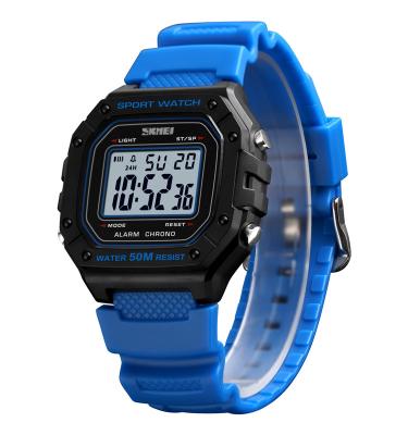 China Waterproof Alarm New SKMEI 1496 Watches For Men Square Digital Watch Sport Wristwatches for sale