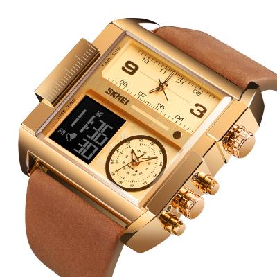 China Non-specific Skmei 1391 Waterproof Stainless Steel Strap Silver Gold Brand Men Watch Analog Wrist Watch for sale