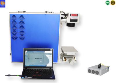 China Optical Fiber Portable Laser Marker , Laser Engraving Machine For Metal / No Metal for sale