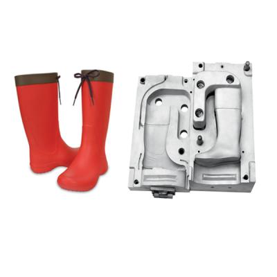 China Factory Hot Sale Aluminum Material Eva Rain Boots Shoe Mold For Injection Machine for sale