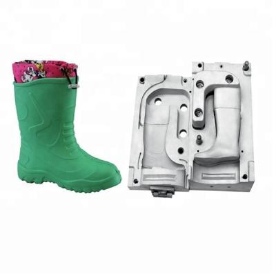 China High Quality And Good Price One Color Aluminum EVA Rain Boots Shoes Mold for sale