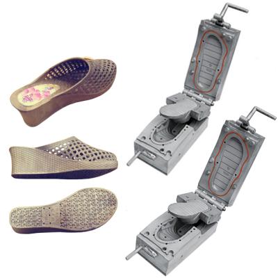 China Quality Primacy Aluminum Factory Making PVC Air Slipper Shoe Blowing Mold With Beautiful for sale