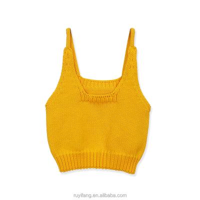 China parride hand knit camisole tops women sweater for summer for sale