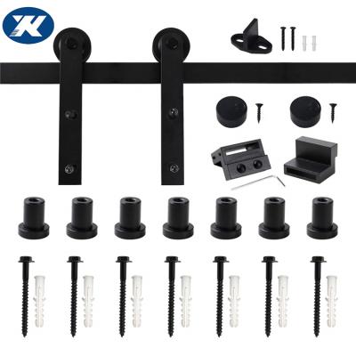 China Modern Sliding Door Rail Hardware Track Kit Sliding Barn Door Hardware Device for sale