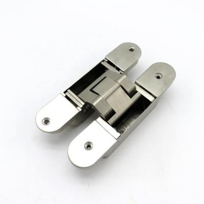 China New Design 3way SOSS Stainless Steel Door Hinge Modern Hidden Concealed Hinge for sale