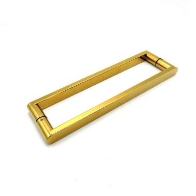 China Modern Stainless Steel Back To Rear Door Pull Handle Security Pull Handle for sale