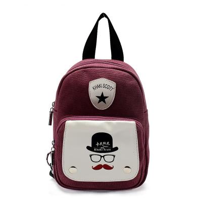 China Teen Girl Travel Rucksack Waterproof Canvas School Backpack Promotional Schoolbag for sale