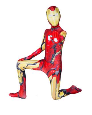 China Polyester Ironman Halloween Costume With Jumpsuit Adult Costume Superhero Endgame Children Kid Carnival Party for sale