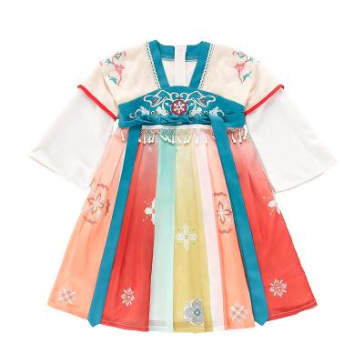 China Breathable Children Halloween Costume Kids Party Carnival Dress Super Fairy Uniform 80-130cm Skirt Kids Tang Cosplay Costumes for sale