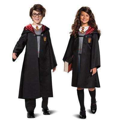 China Polyester Children's Magic Harry Slap Halloween Costume Long Dress Cosplay School Uniform Party Costume for sale