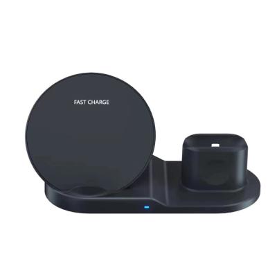 China Mobile Phone Hot Style Qi Fast Wireless Charger Pad For Mobile Phone Watch Headphone for sale