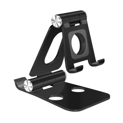 China Aluminum Foldable Aluminum Mobile Phone Holder Mobile Phone Display Stand Accessory for sale