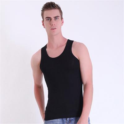 China Mens Summer Runner Vest Modal QUICK DRY QUICK DRY Sports Basing Ice Neck Fitness T Shirt Invest Silk Comfortable Round Tees for sale