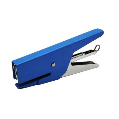 China Manual Metal Office Stationery Pliers Stapler Metal Book Magazine Stapler for sale