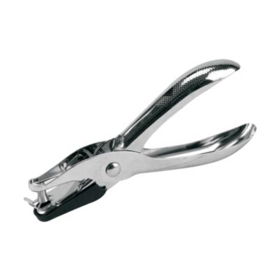 China Office Grade Metal 6mm Round Single Hole Pliers Paper Hand Held Punch for sale