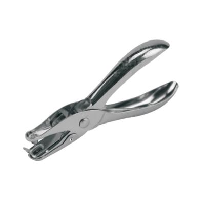 China Office Grade Office All Metal 3mm Round Single Hole Paper Punch Pliers,Hand Held Punch for sale