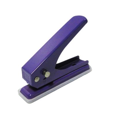 China Office Desk Table Top Metal Mini Hand Manual Single Hole Paper Punch for sale