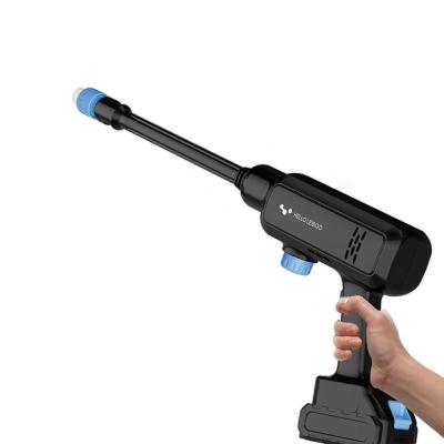 China Pressure Cleaning 24V Lithium Battery Cordless Portable Car Wash Gun Car High Pressure Washer for sale