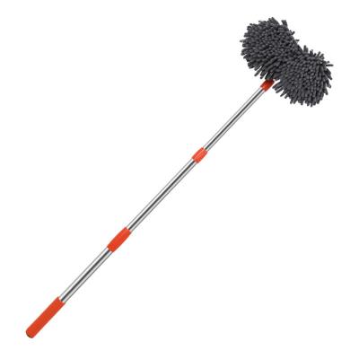 China 2023 Hot Sale Special Rotary Artifact Long Soft 360 Rotary Adjustable Single Handle Broom Telescopic Brush for sale