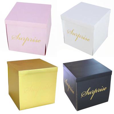 China Handmade Surprise Gift Box Balloon Wedding Proposal Birthday Engagement Confession Balloons DIY Romantic Flower Box for sale