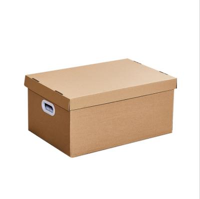 China Recyclable Thickened Five Storey Packing Cardboard Box With Movable Paper Box Cover Storage And Sorting for sale