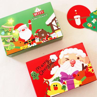 China Wholesale Recyclable Christmas Candy Package Gift Paper Box Package for sale