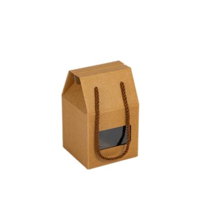 China Recycled Materials Kraft Paper Box Print Customize Cardboard Kraft Paper Gift Box With Wind for sale