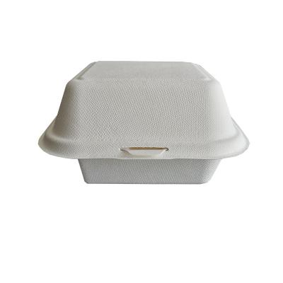 China Disposable Biodegradable Take Out Food Containers Pulp Factory Paper Pulp Gift Box for sale