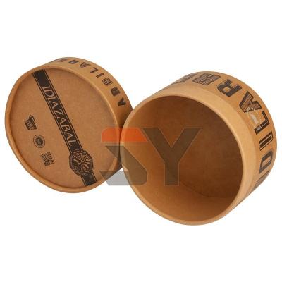 China 200g Food Grade Tubes Cardboard Tube Handmade Biodegradable Round Paper Packaging for Coffee for sale