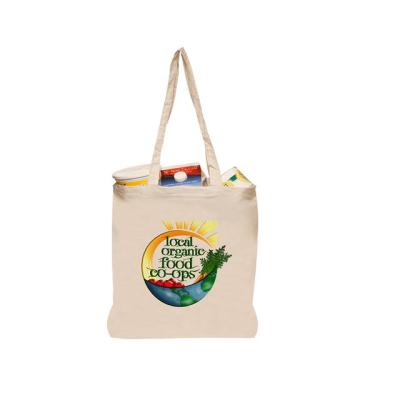 China PUNCH Natural Cotton Tote Bag, Natural Grocery Tote Bag, 100% Cotton Canvas Durable Basic Mailing Bag for sale