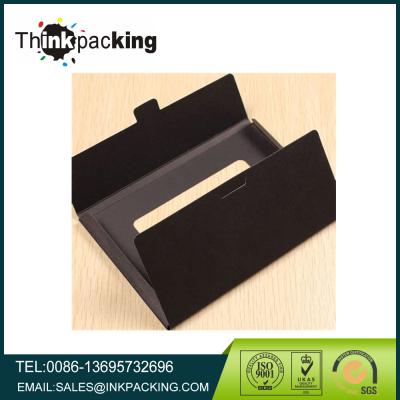 China Promotion Matte Black Cardboard Envelopes, Business Cardboard Announcements, Cardboard Gift Envelopes with Card Insert for sale