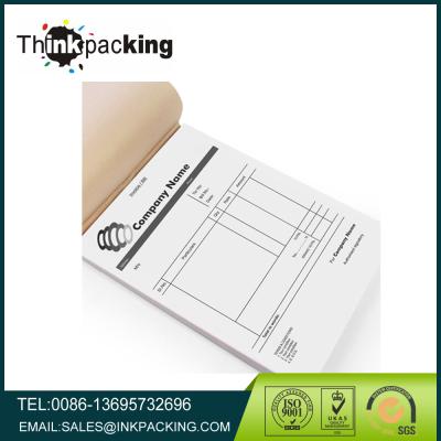 China Promotion 2 Part Invoice Book Business, Carbonless Invoice Book, Preprinted Customs Invoice Books for sale