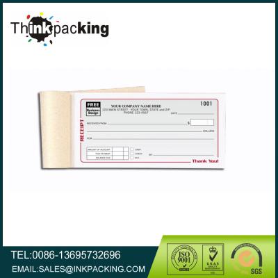 China Promotion customized triplicate invoice books, duplicate invoice books, carbonless invoice book for sale