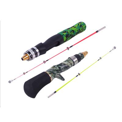 China Winter Shrimp Ice Fishing Fishing Rod Spinning Mount Portable Carbon Fiber Grip Fishing Rod Ice Winter Fishing Pole Handle Tackle for sale