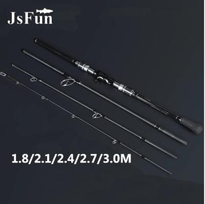 China Double Rod Carbon Spinning /Casting Lure Fishing Wheel Seat Multi-function1.8M2.1M2.4M2.7M3.0M Portable Fishing Rod for sale