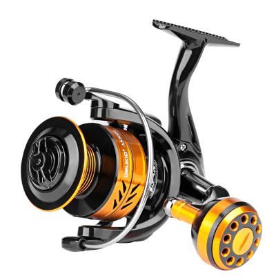 China New Straight Reel Gapless Fishing Gear 10 Kg Drag Reel Max Pan Spinning Reels Saltwater Carp Fishing Reel 2000 - 7000 Metal for sale