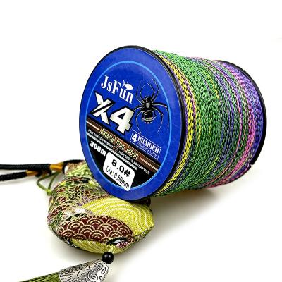 China Line New JUSFUN PE Fishing Line 300M Sink 500M 1000M 4 Strands Braided Fishing Line Line 5.6 -34.7LB Carp Fishing Multifilament PE Tackle for sale