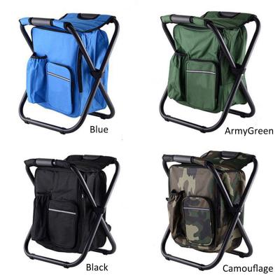 China Insulated 2 in 1 Fishing Backpack Chair Fishing Chairs Sneak Convenient wear-resistantv for Outdoor Hunting Climbing Equipment for sale