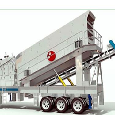 China Mobile Linear Screen Sand Ore Mineral Processing Plant Vibration Washing Plant For Sale for sale