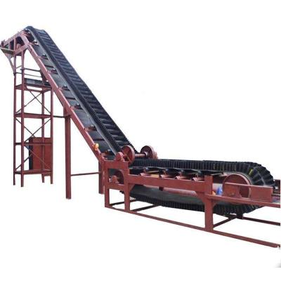 China Large Heat Resistant Inclination Belt Conveyor System For Coal Gypsum Slag Lime Mineral Granite With Movable Function for sale