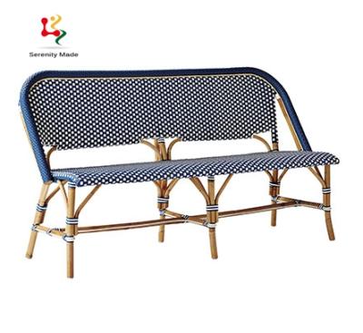 China Modern Hospital Benches Outdoor Rattan Refuge Garden Furniture Aluminum Plastic Benches Seating for sale