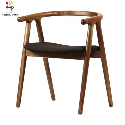 China Modern Modern Furniture Wood Frame Upholstered Seating Dining Chairs For Cafe Use for sale