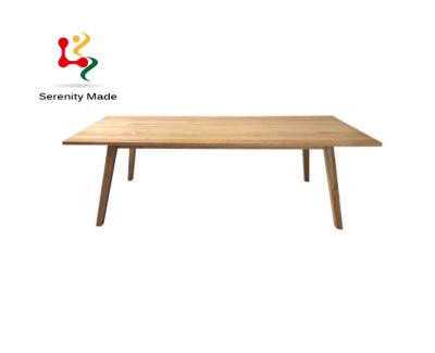 China Modern Commerical Restaurant Table Long Wood Take Down Dining Tables for sale